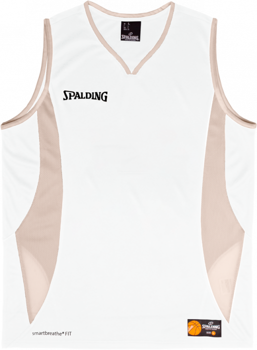 Spalding - Jam Tank Top - White & sand